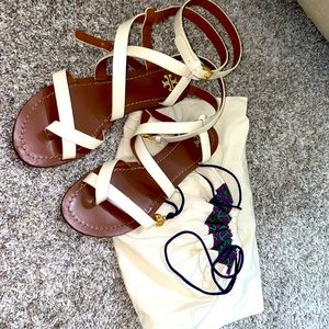Tory Burch ankle wrap sandals